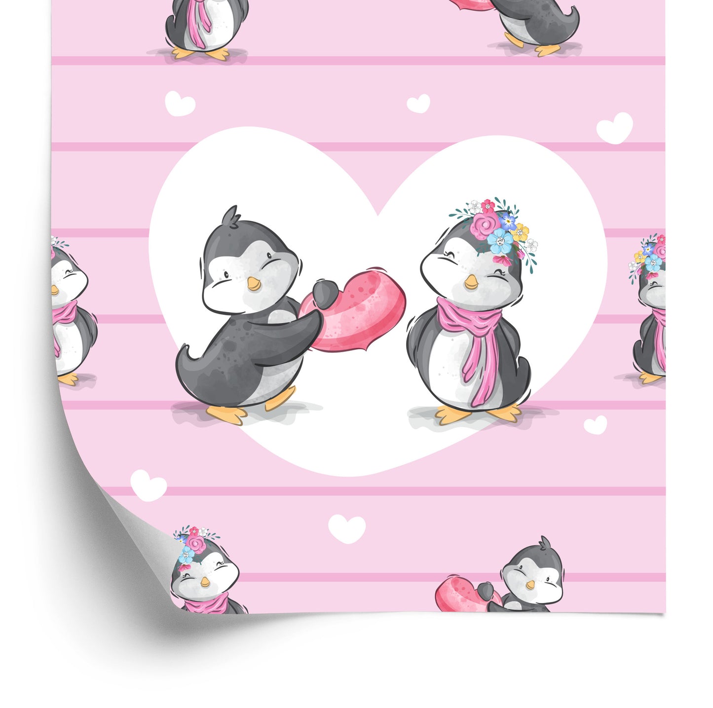Wallpaper Penguins In Love