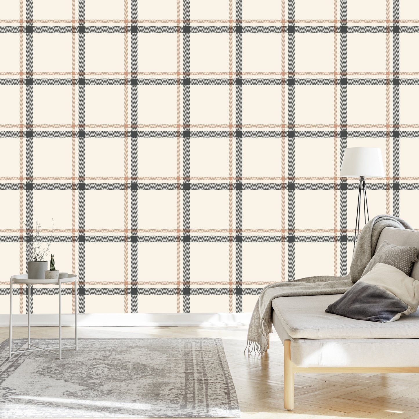 Wallpaper 3D Modern Optical Lattice For Living Room