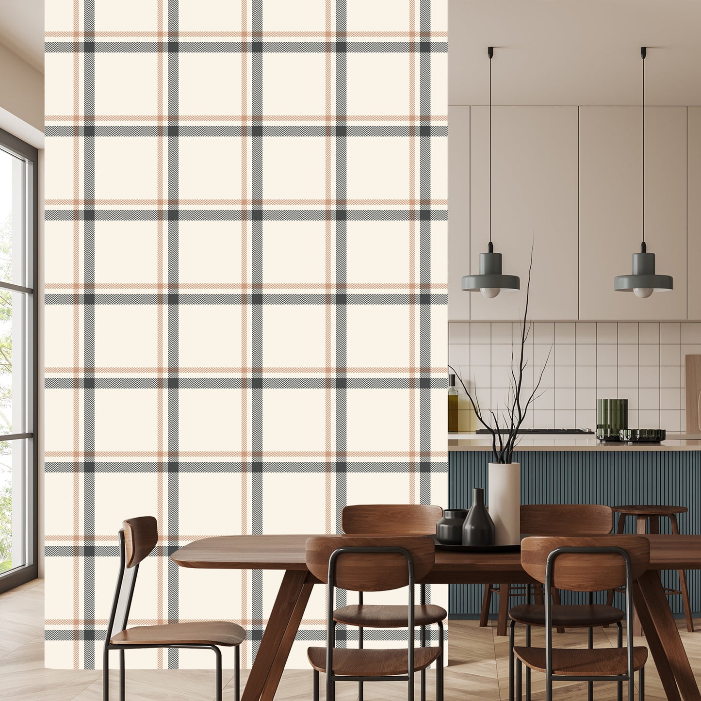 Wallpaper 3D Modern Optical Lattice For Living Room