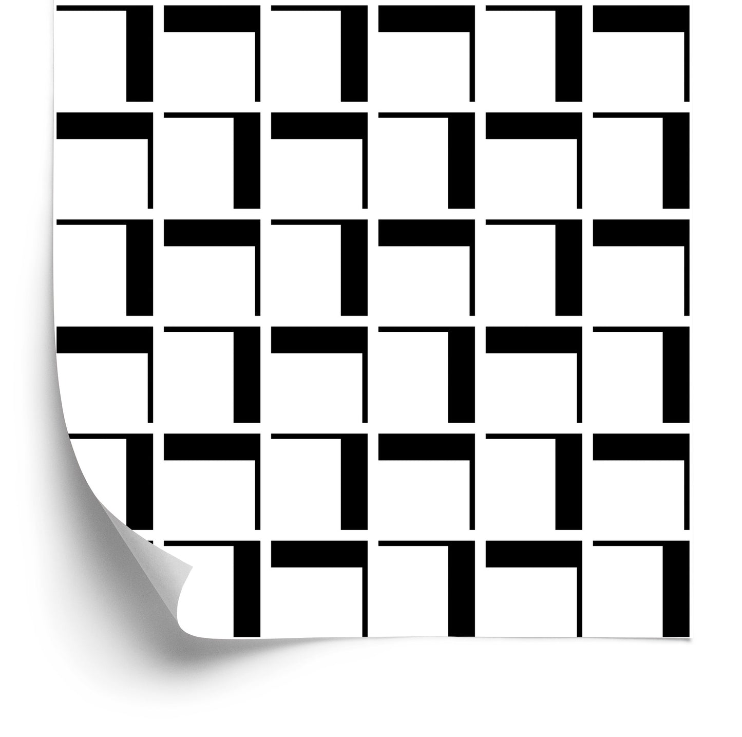 Wallpaper 3D Geometric Plaid For Office Living Room