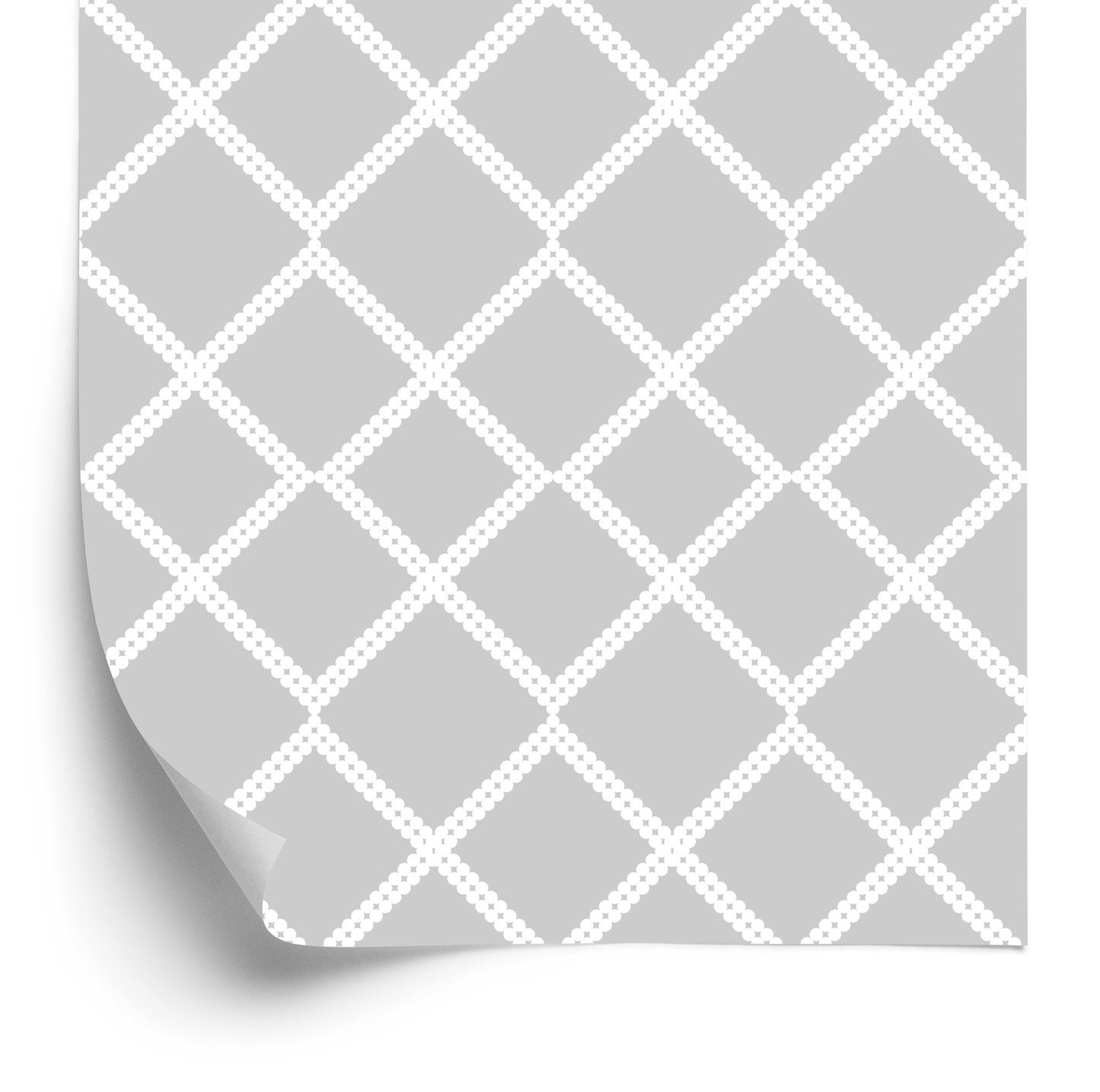 Wallpaper Geometric Modern Plaid Bedroom