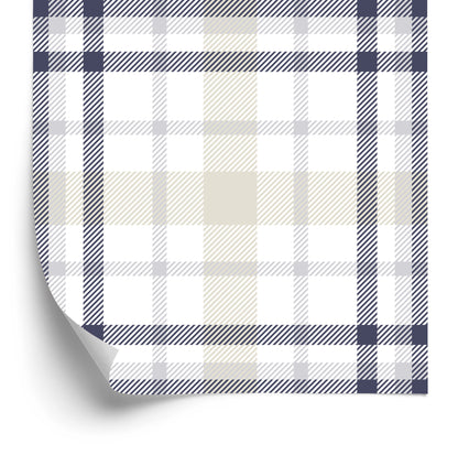 Wallpaper Geometric Plaid For Living Room Bedroom