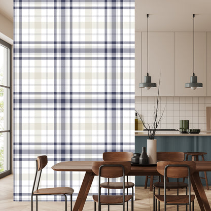 Wallpaper Geometric Plaid For Living Room Bedroom