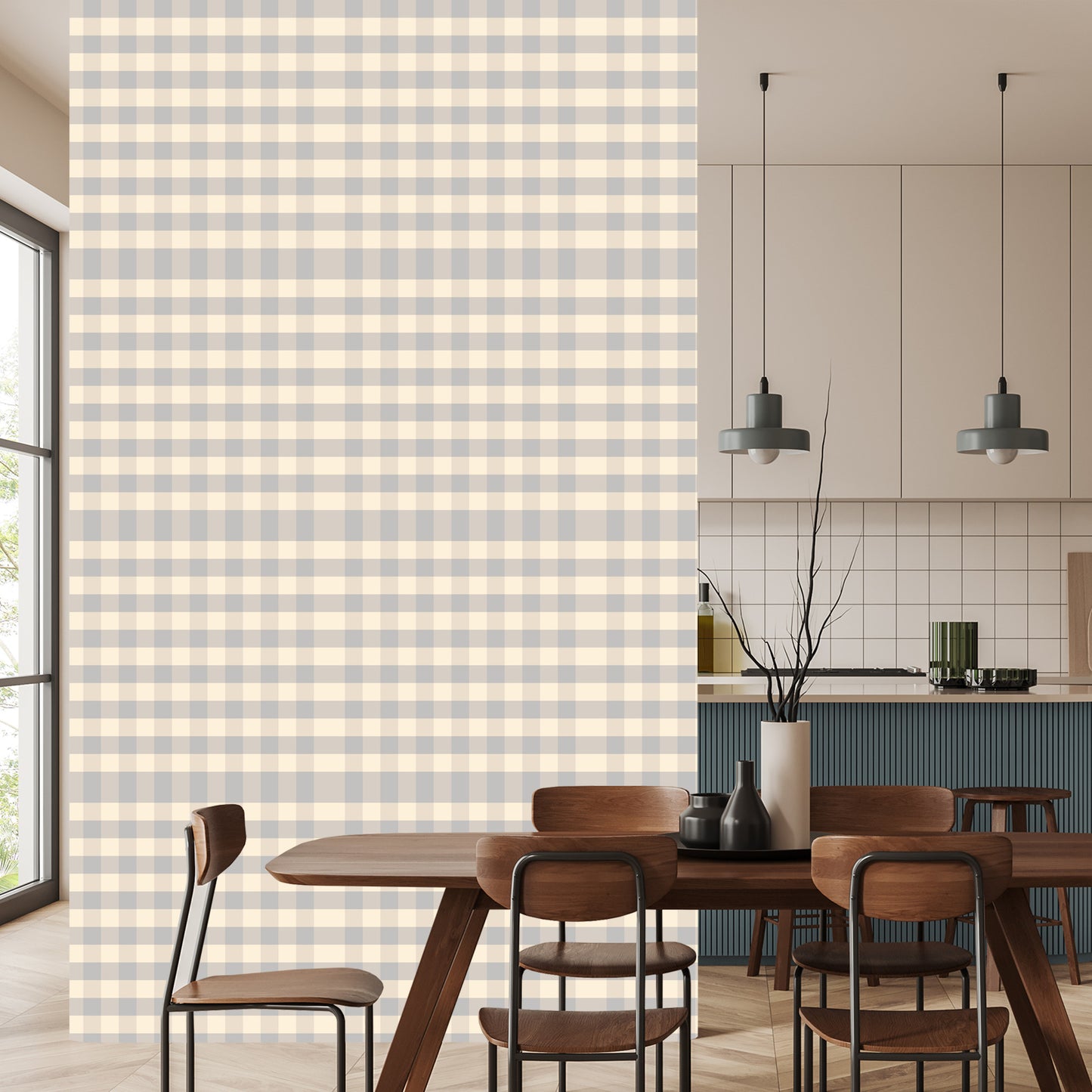 Wallpaper Optical Geometric Plaid For Living Room