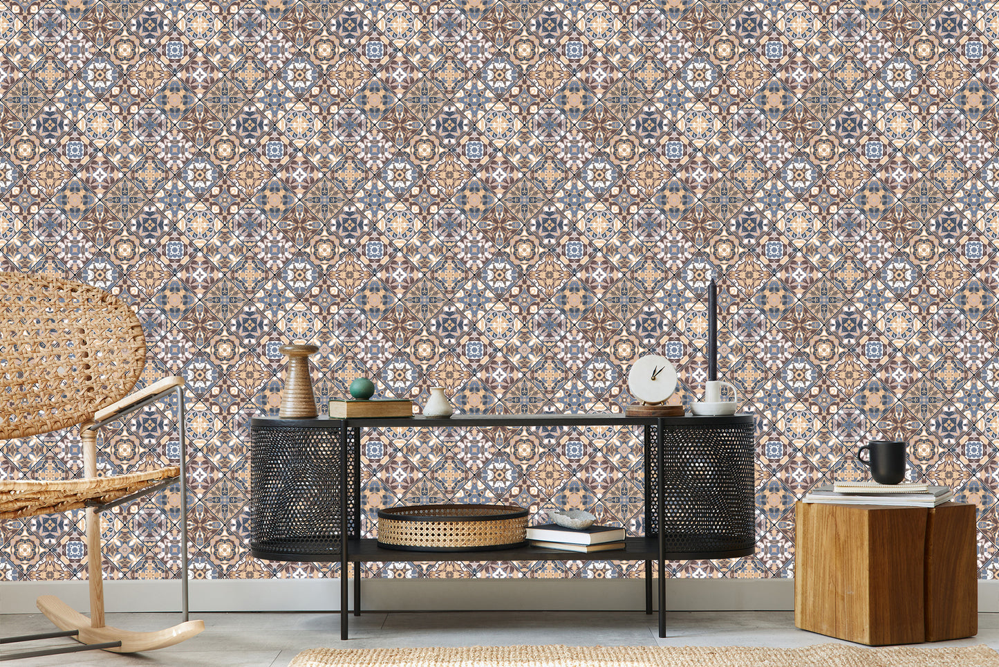 Wallpaper Beautiful Mosaic In Oriental Style