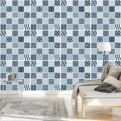Wallpaper Modernist Geometric Mosaic