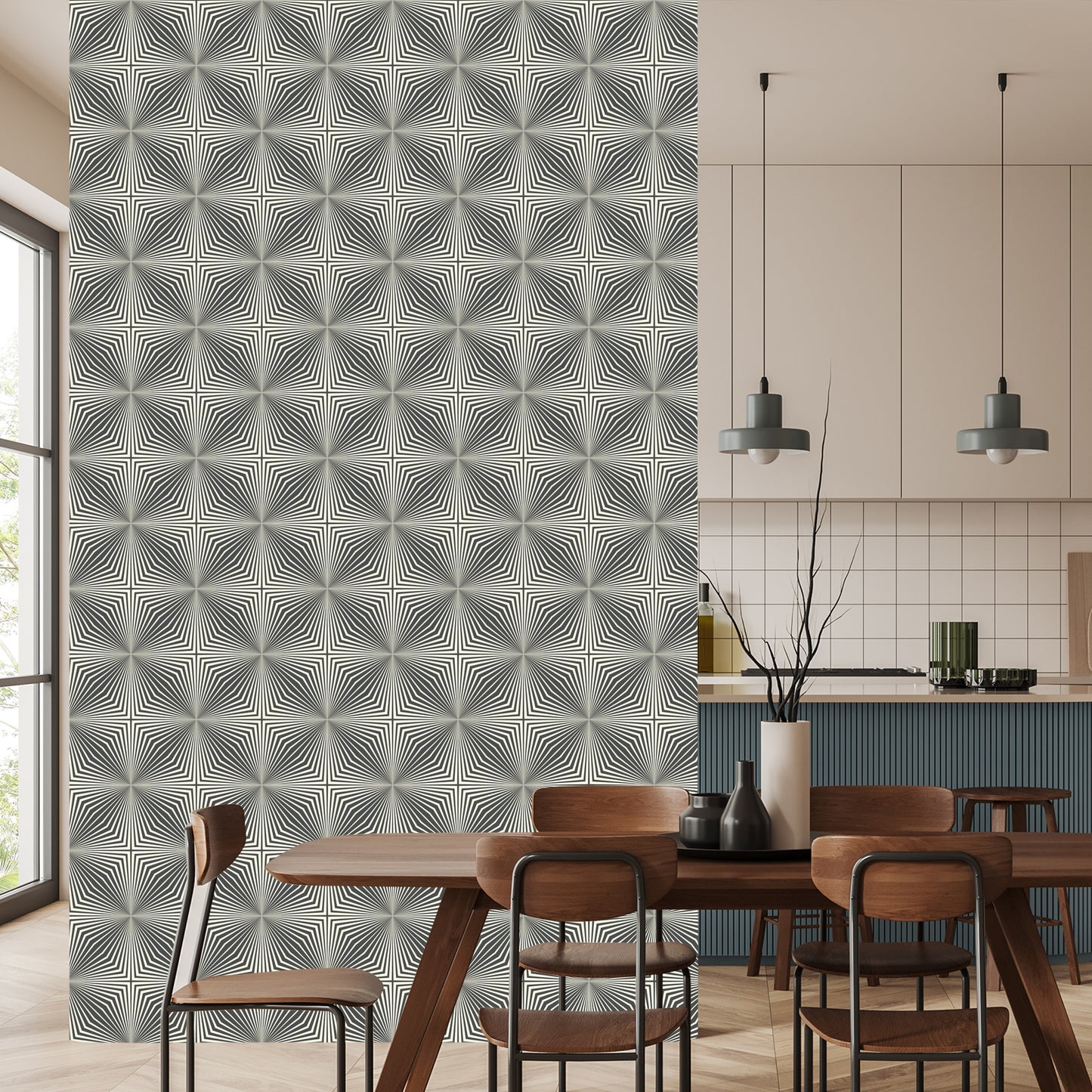 Wallpaper Modern Abstract Mosaic