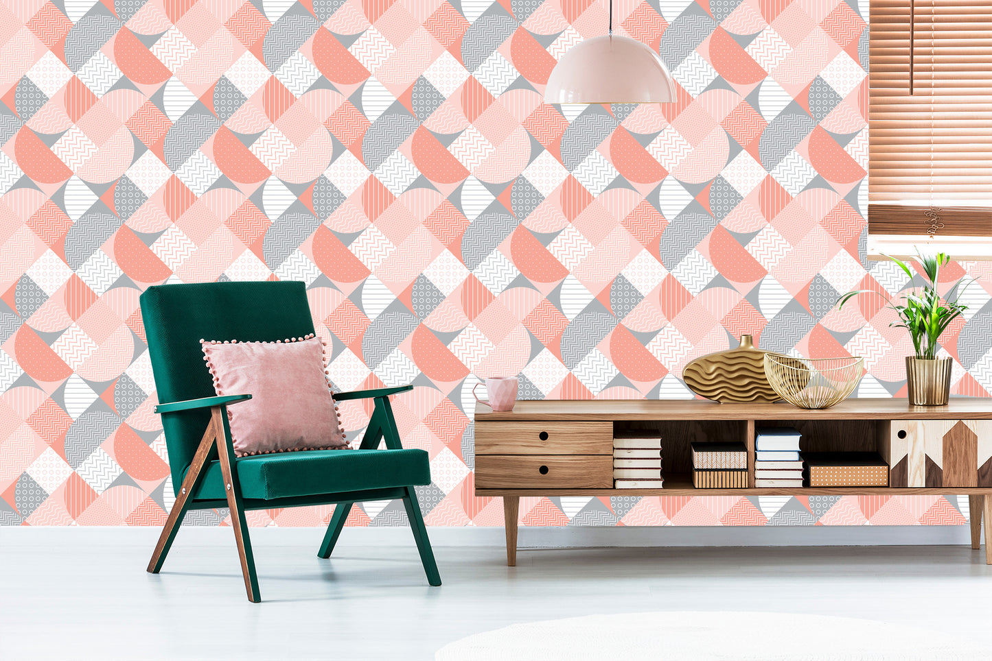 Wallpaper Abstract Geometric Mosaic