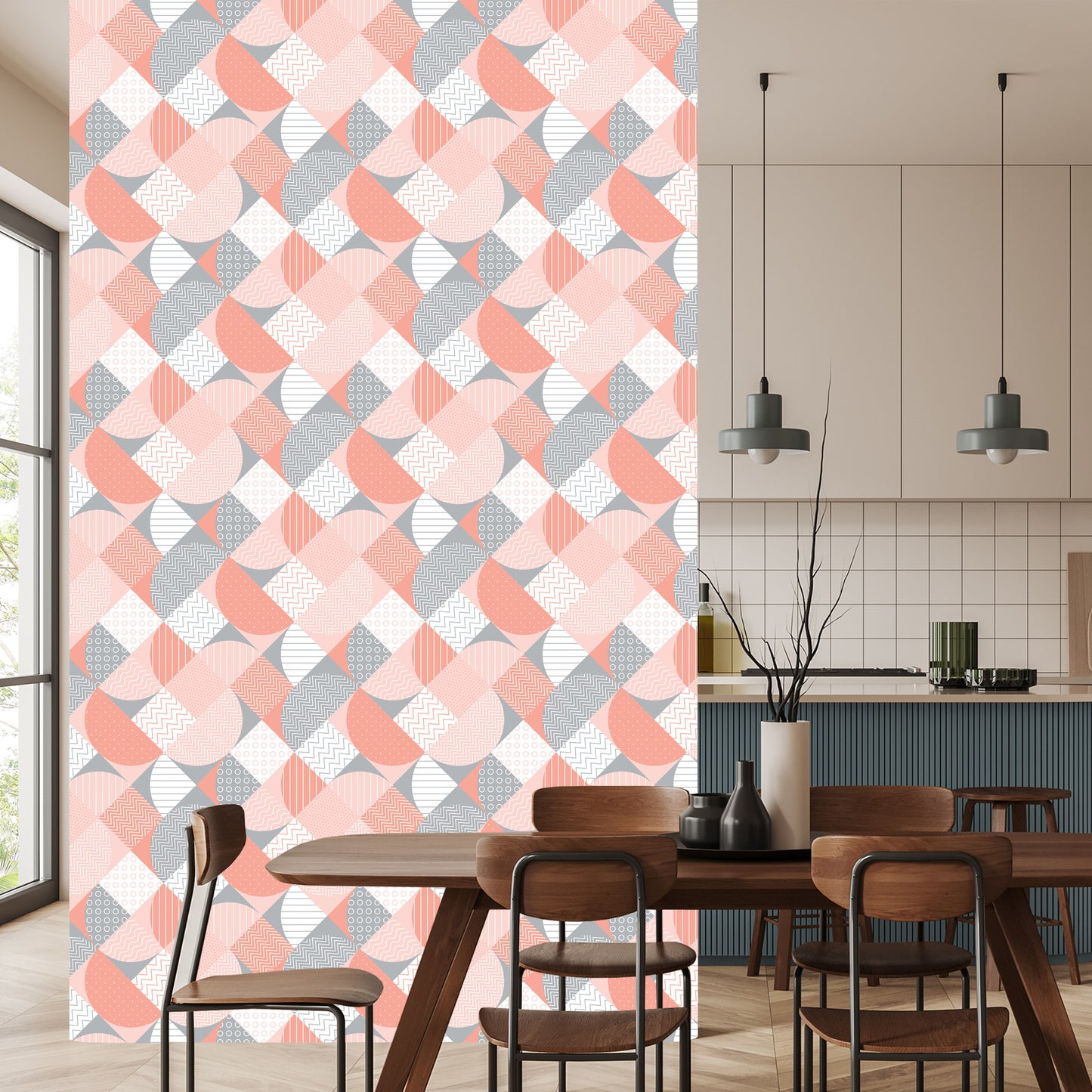 Wallpaper Abstract Geometric Mosaic