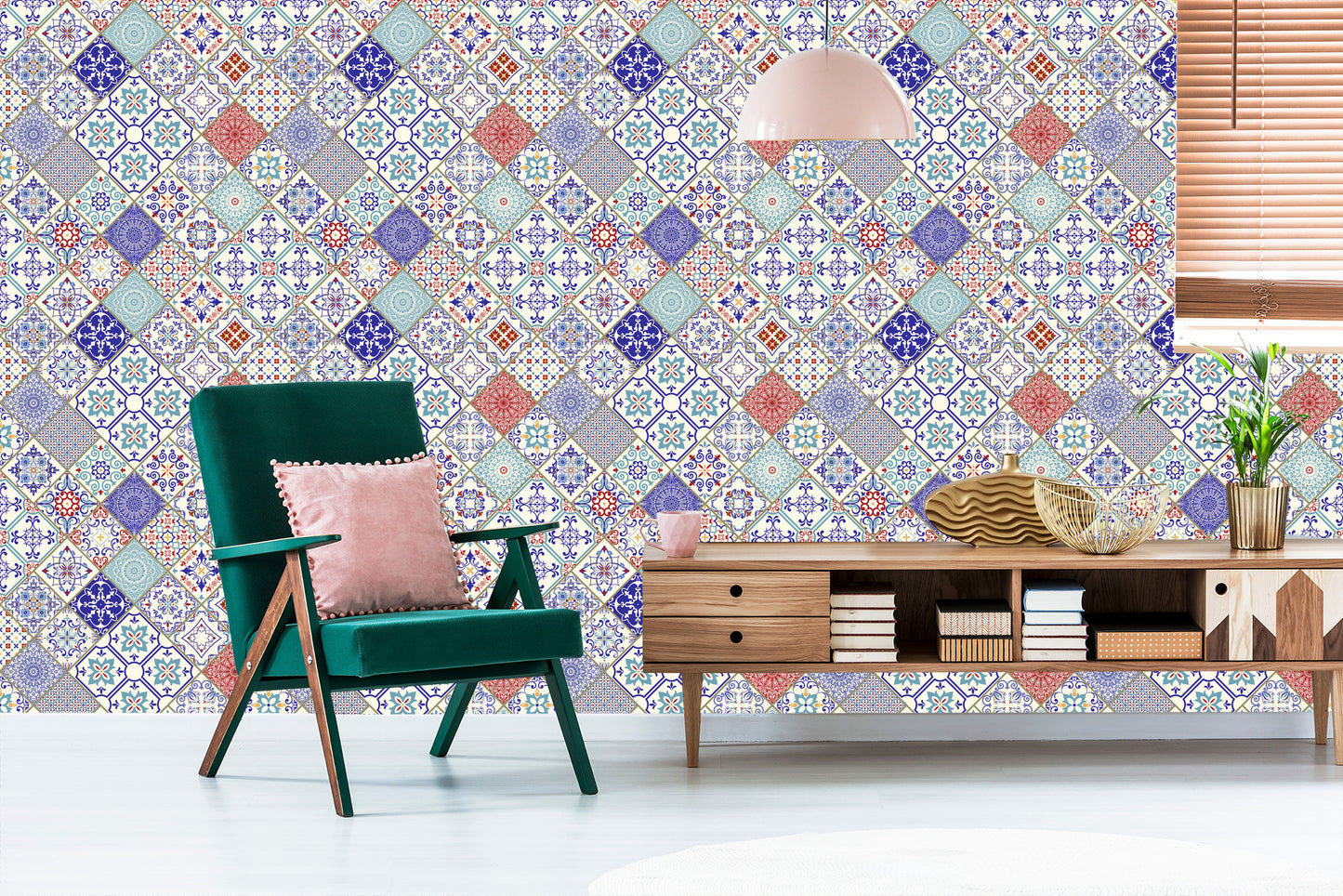 Wallpaper Ornamental Mosaic