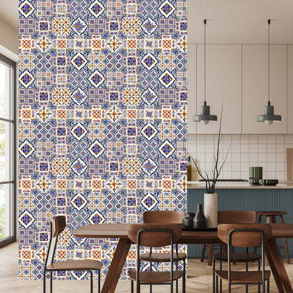 Wallpaper Wall Oriental Mosaic Tile Patterns