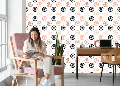 Wallpaper Dots - Like Brush Strokes