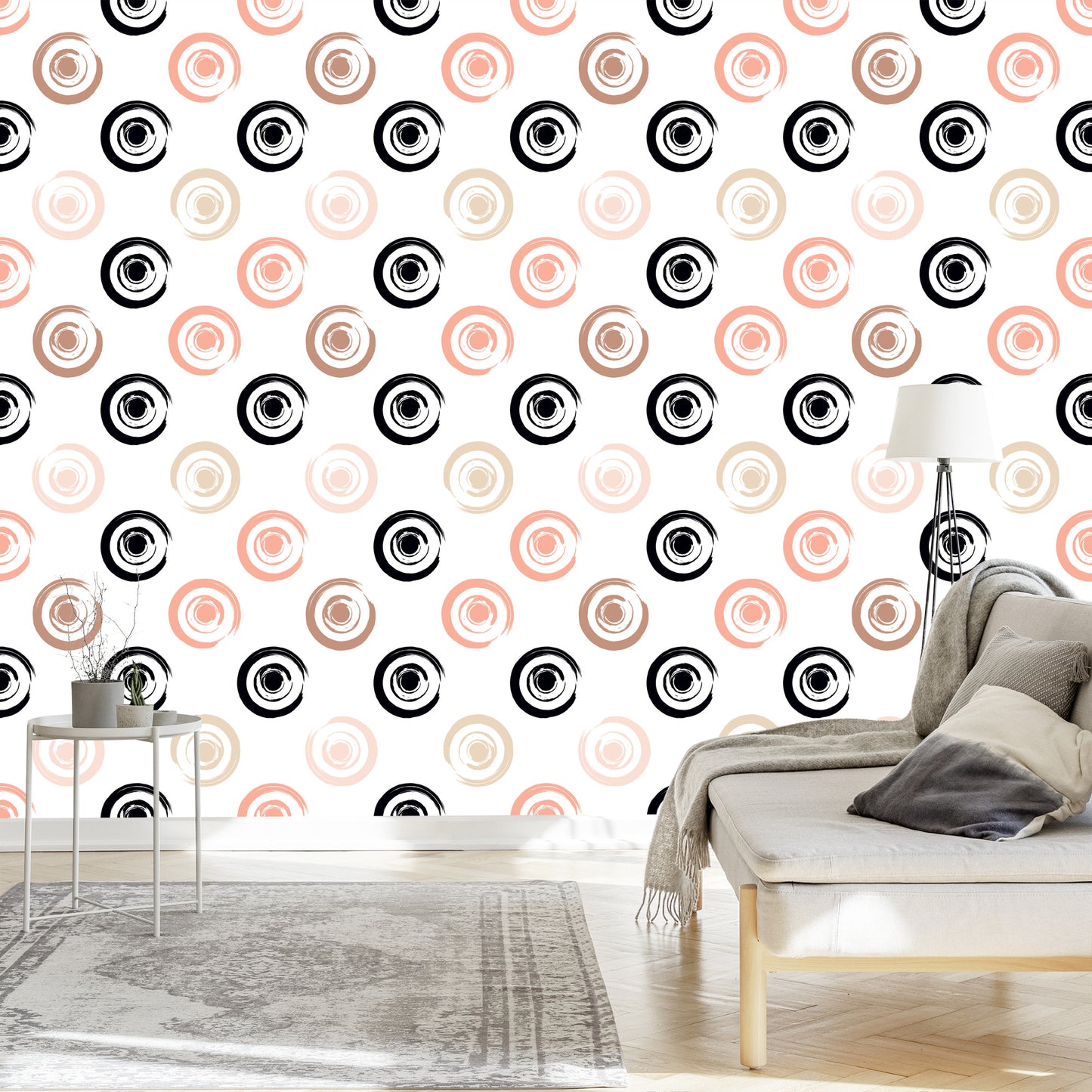 Wallpaper Dots - Like Brush Strokes