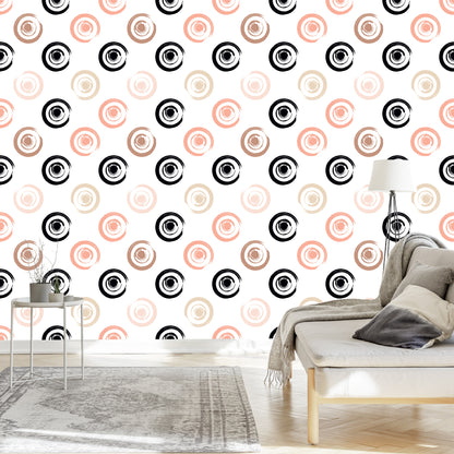 Wallpaper Dots - Like Brush Strokes