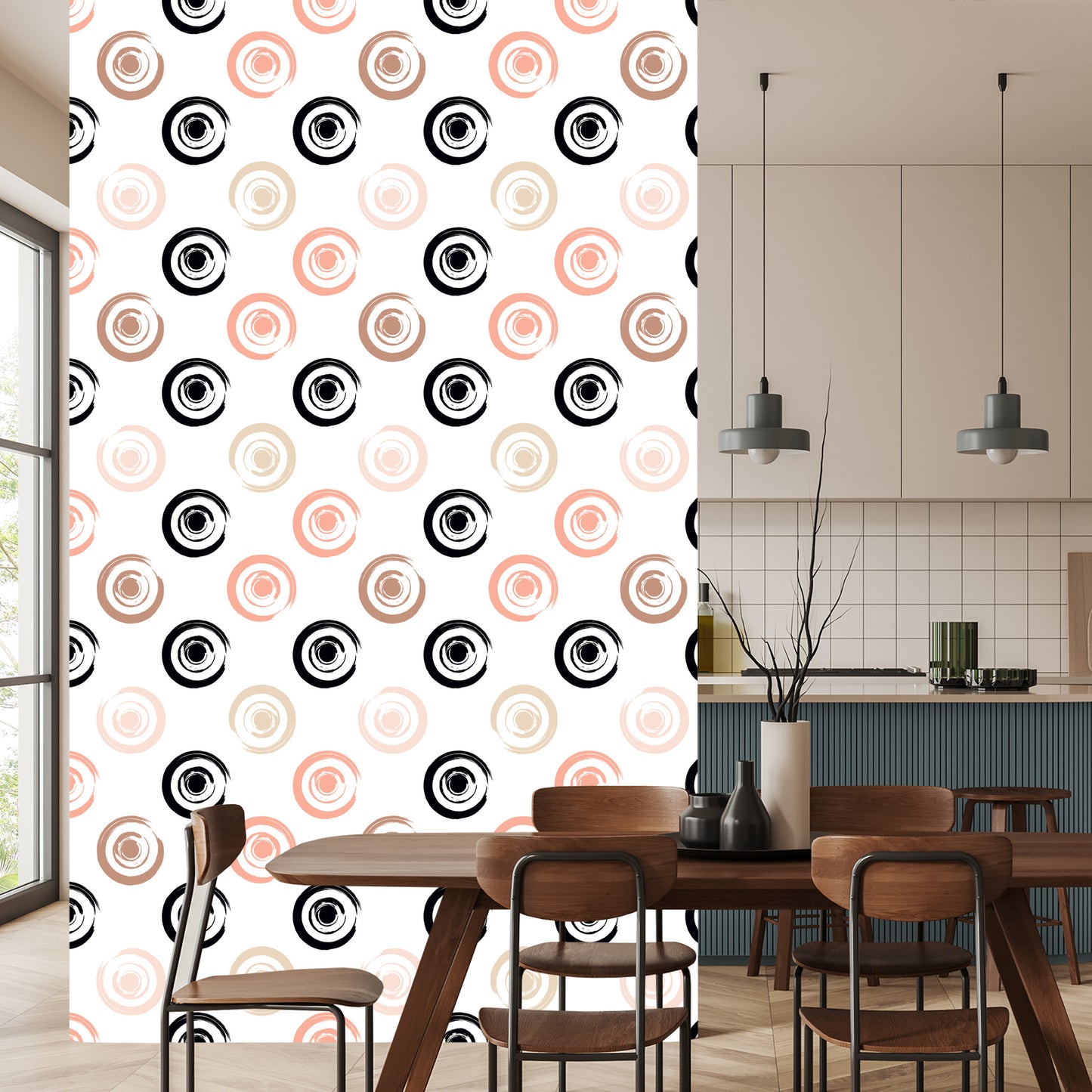 Wallpaper Dots - Like Brush Strokes