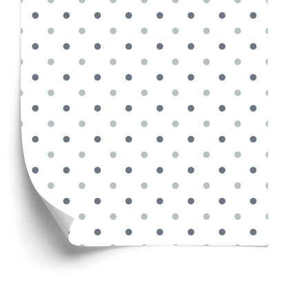 Wallpaper Delicate Gray Dots