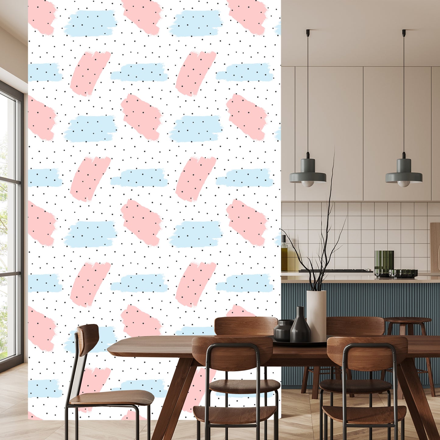 Wallpaper Fine Polka Dots