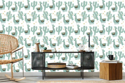 Wallpaper Star Plants For Lama Baby Room