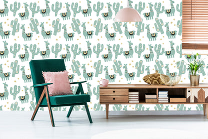 Wallpaper Star Plants For Lama Baby Room