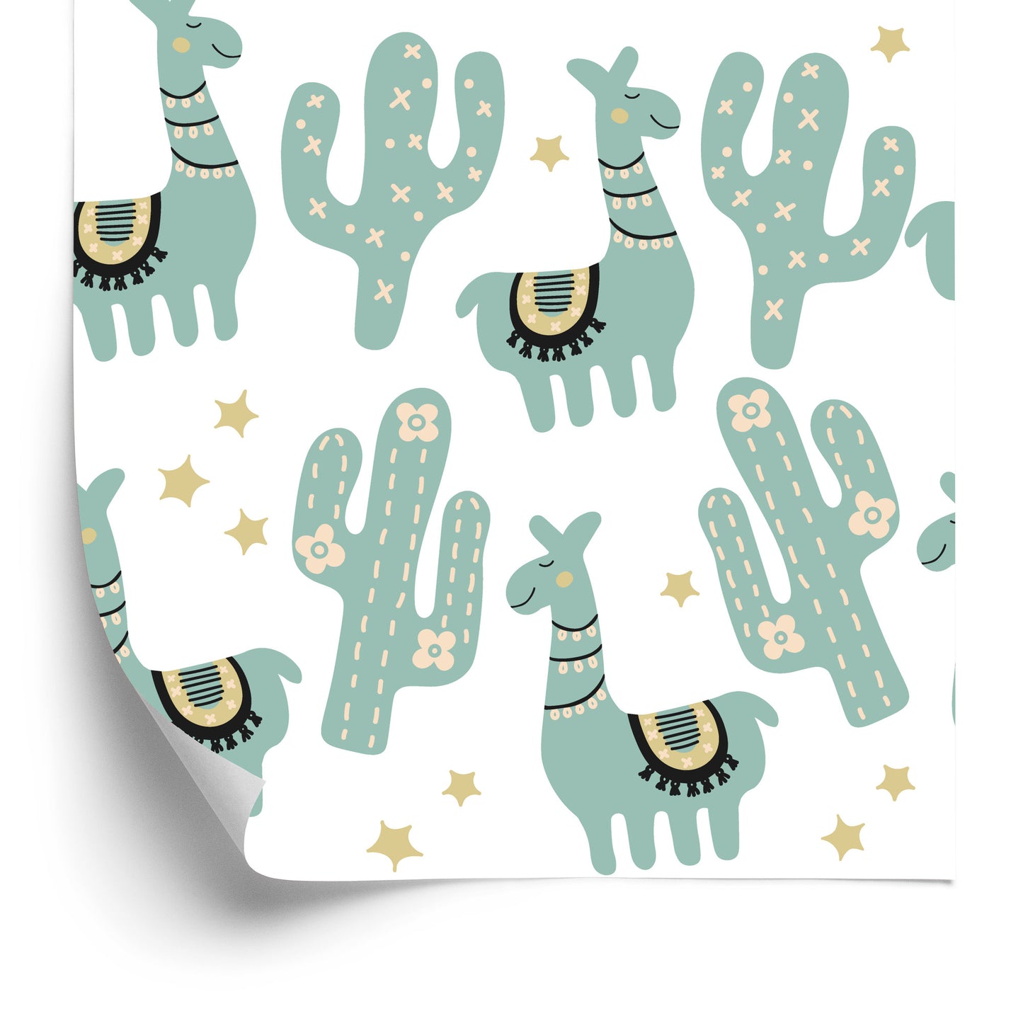 Wallpaper Star Plants For Lama Baby Room