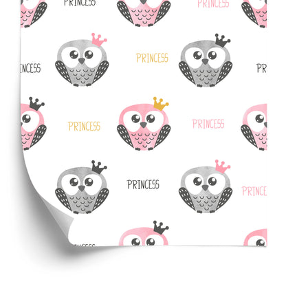 Wallpaper Pastel Owls