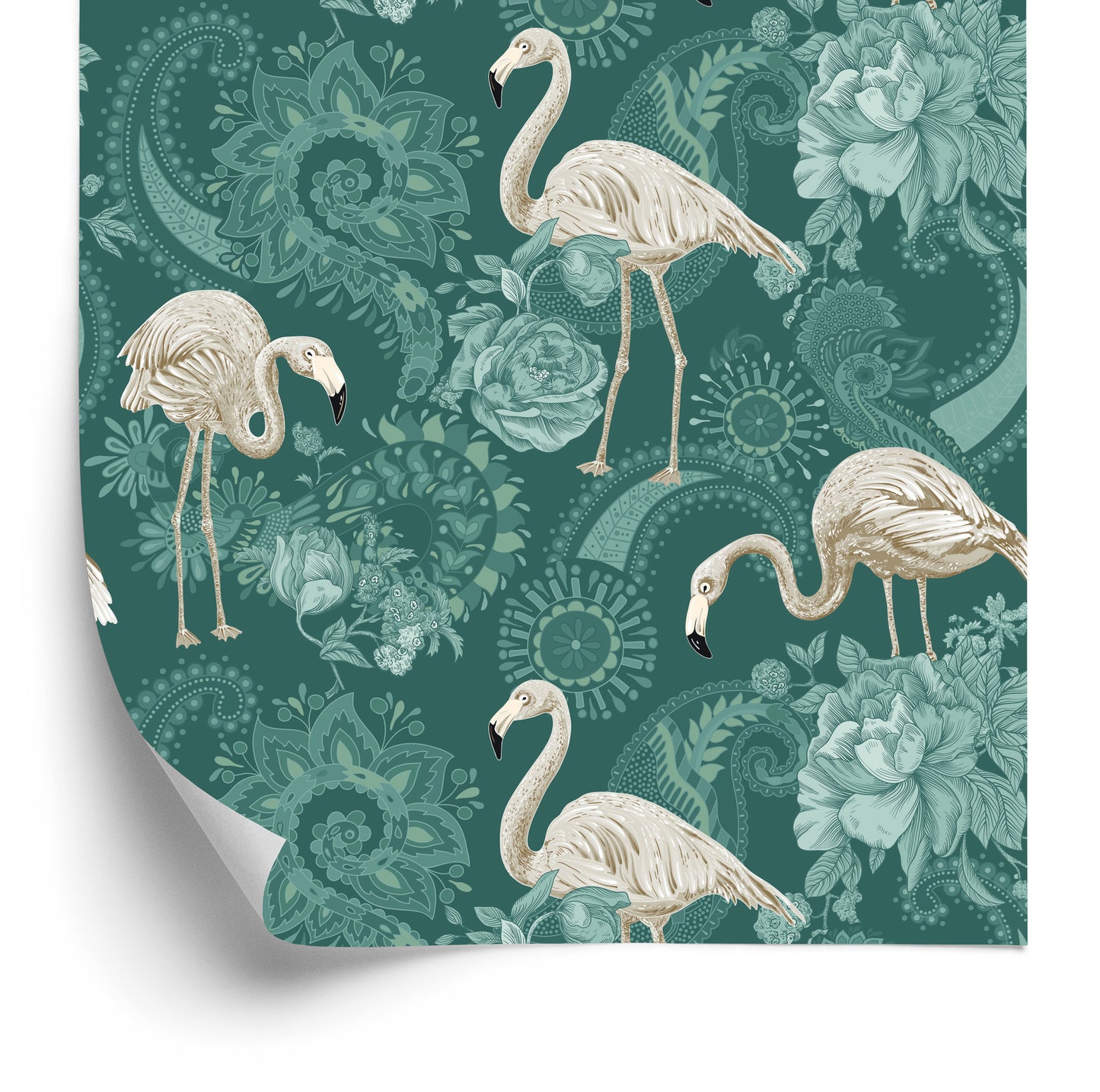 Wallpaper Flamingos