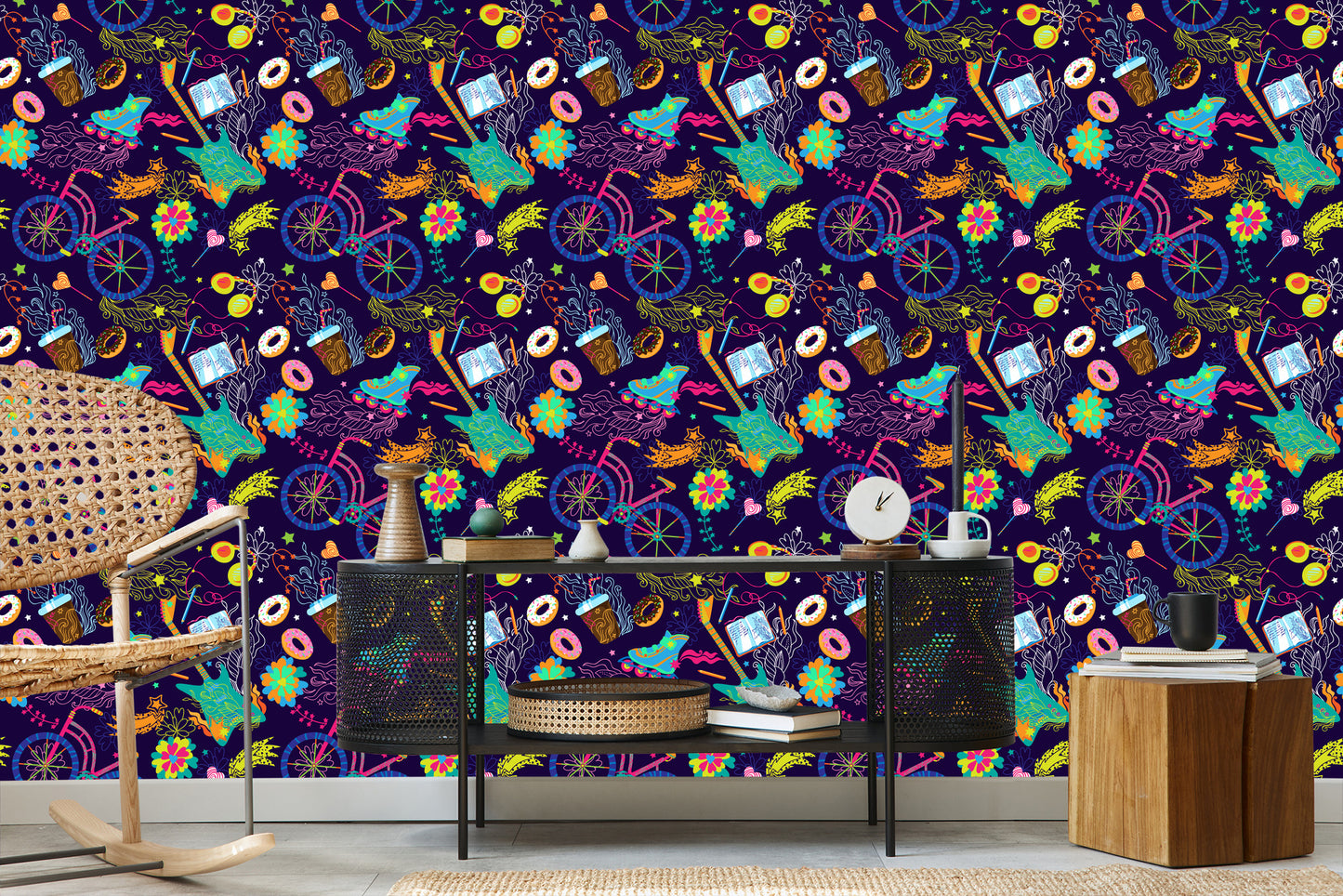 Wallpaper Colorful Youth Collage