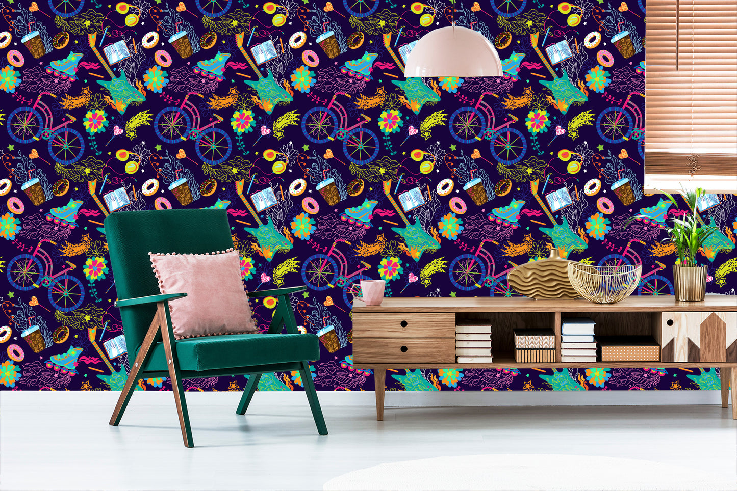 Wallpaper Colorful Youth Collage