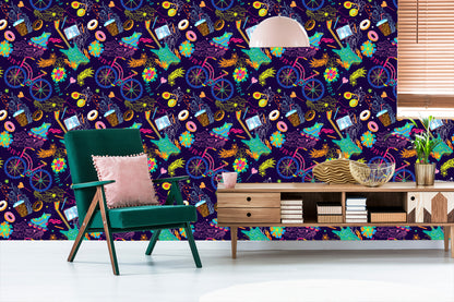 Wallpaper Colorful Youth Collage