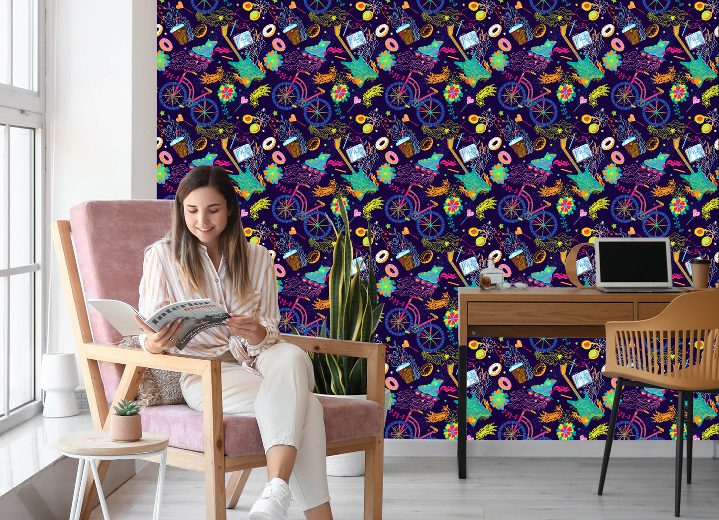 Wallpaper Colorful Youth Collage