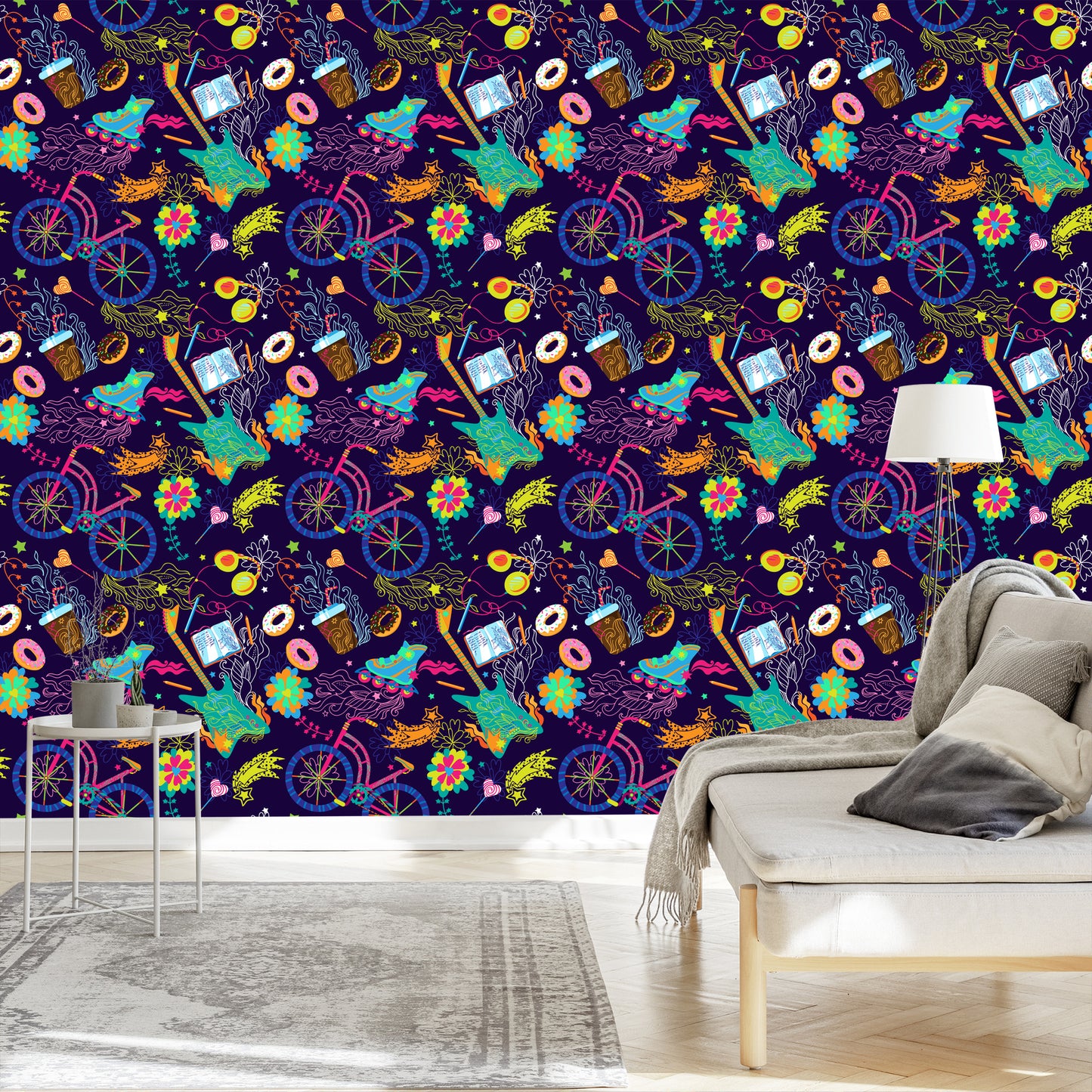 Wallpaper Colorful Youth Collage