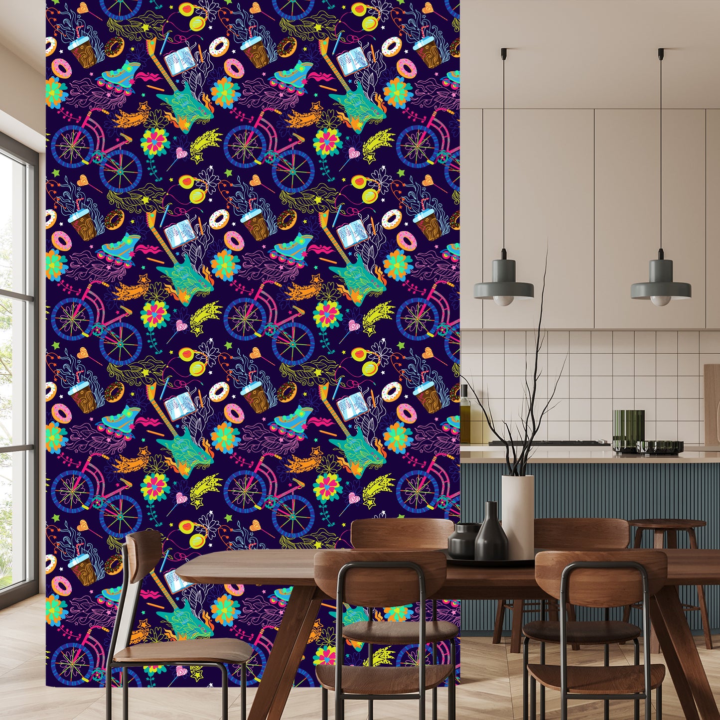 Wallpaper Colorful Youth Collage