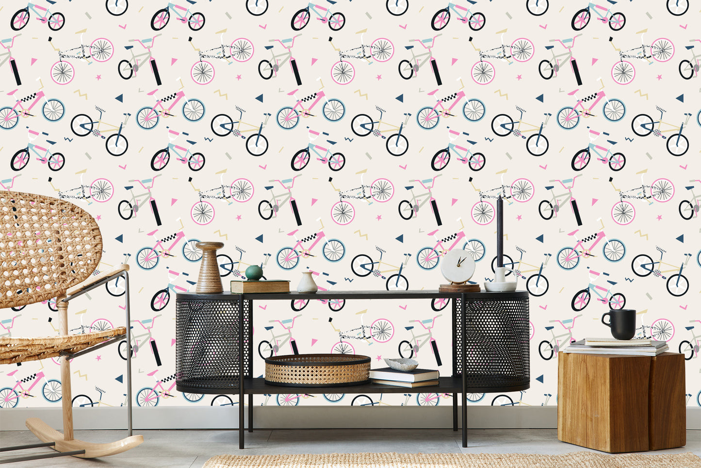 Wallpaper Colorful Bmx Bikes