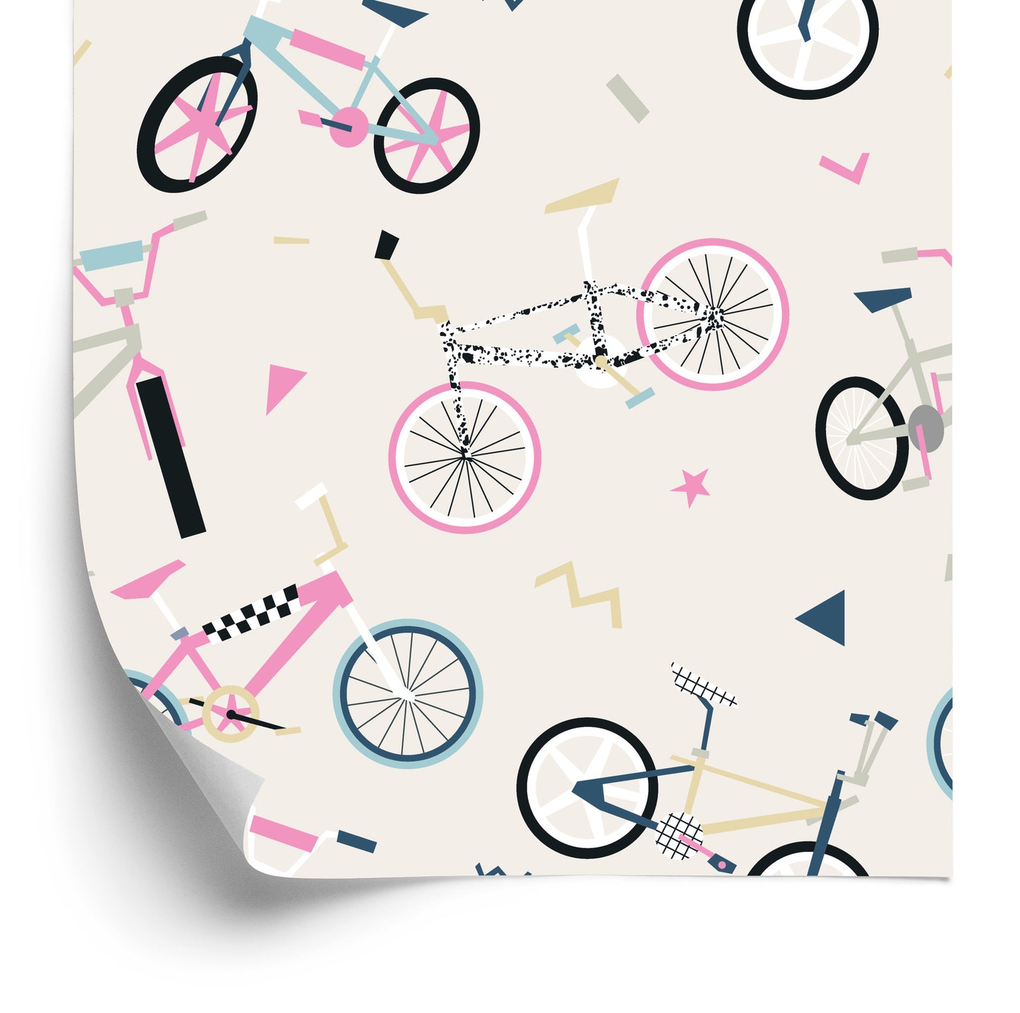 Wallpaper Colorful Bmx Bikes