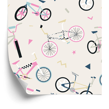 Wallpaper Colorful Bmx Bikes