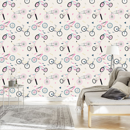 Wallpaper Colorful Bmx Bikes