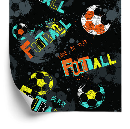 Wallpaper Colorful Soccer Ball