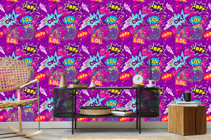 Wallpaper Girlish Collage