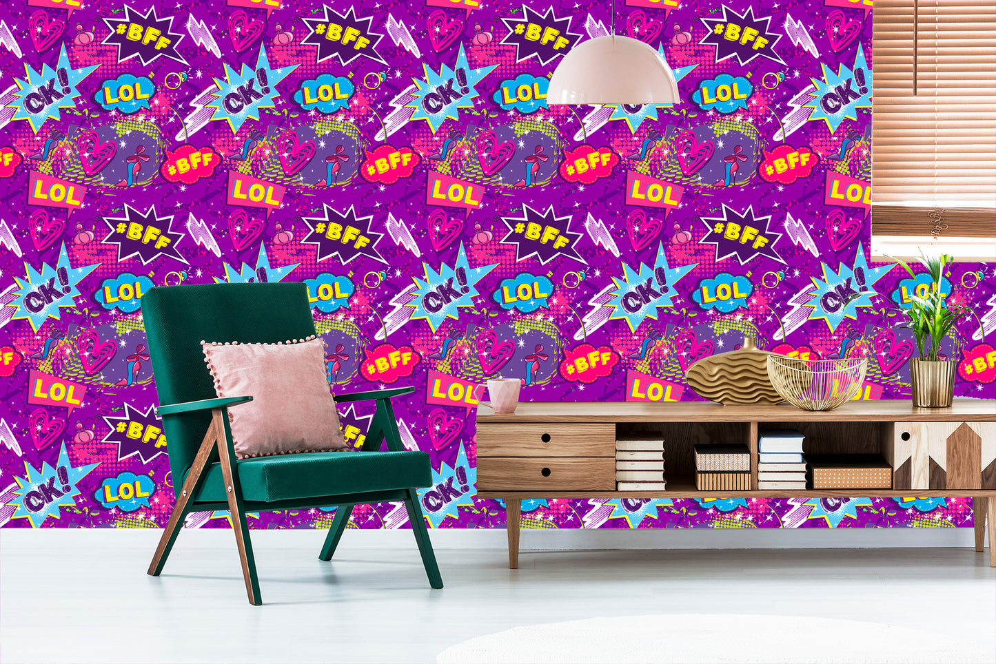Wallpaper Girlish Collage