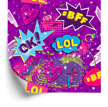 Wallpaper Girlish Collage
