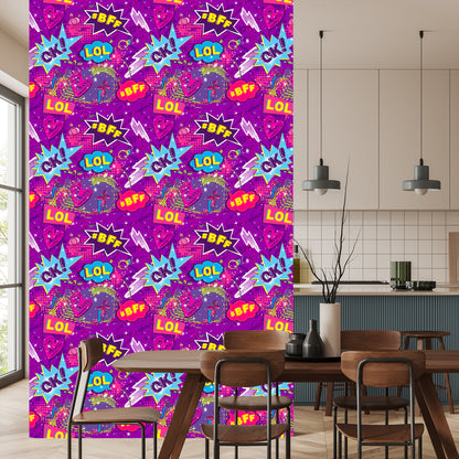 Wallpaper Girlish Collage
