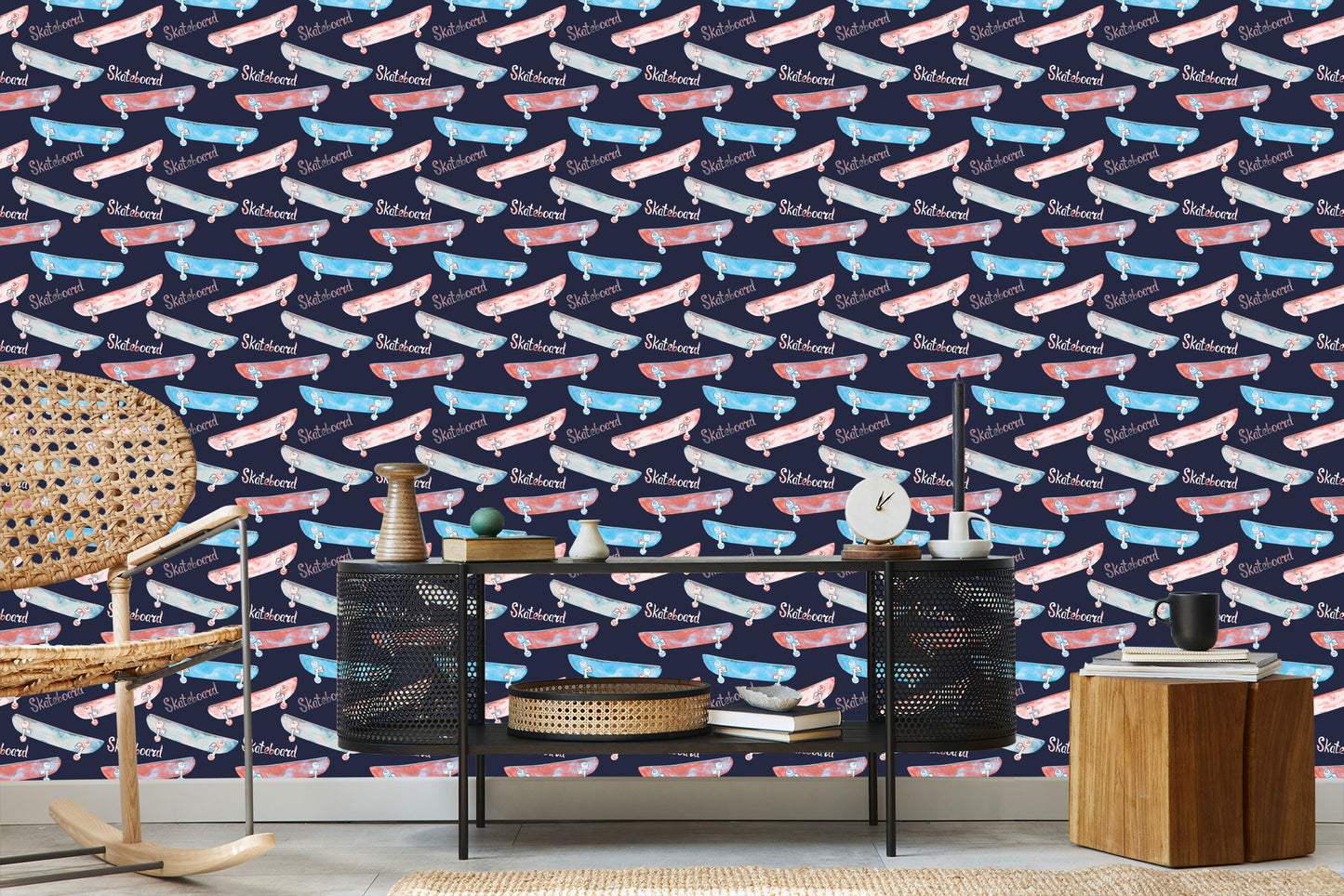 Wallpaper Colorful Skateboards