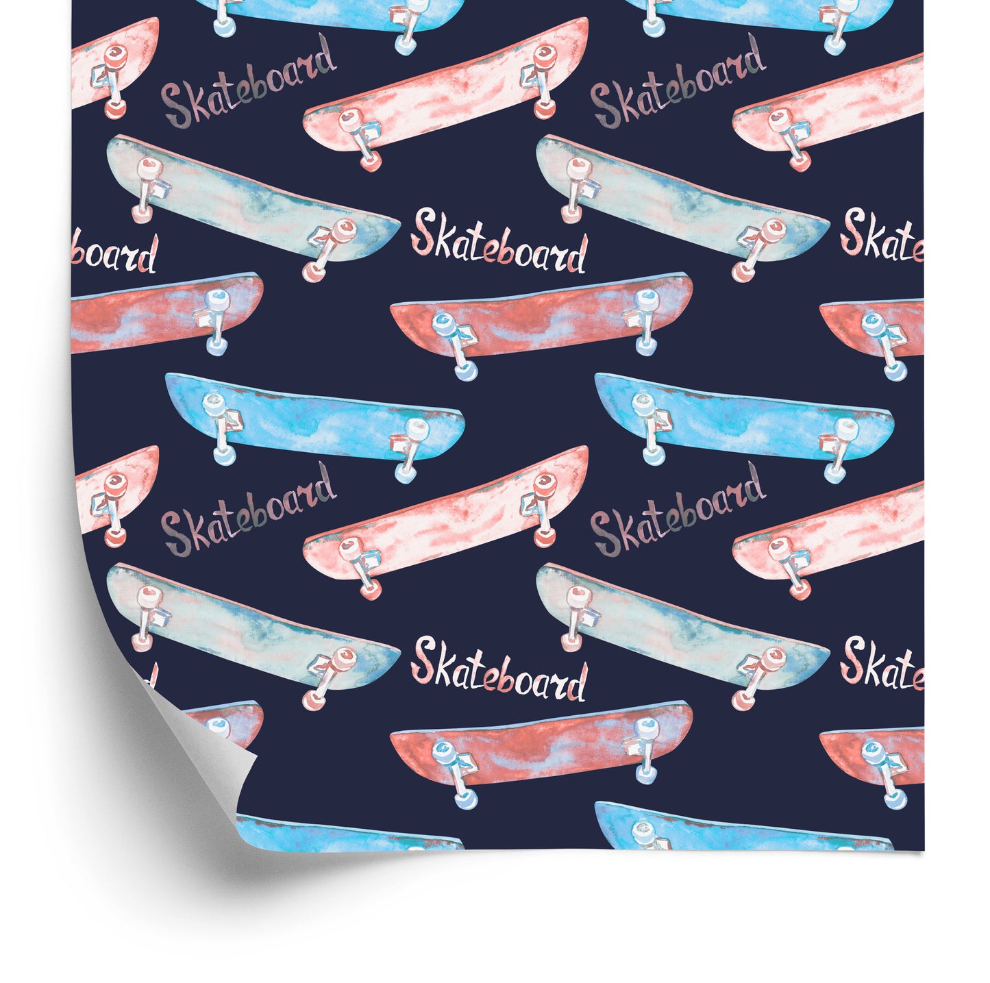 Wallpaper Colorful Skateboards