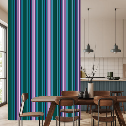 Wallpaper Colorful Vertical Stripes For Living Room A Bedroom