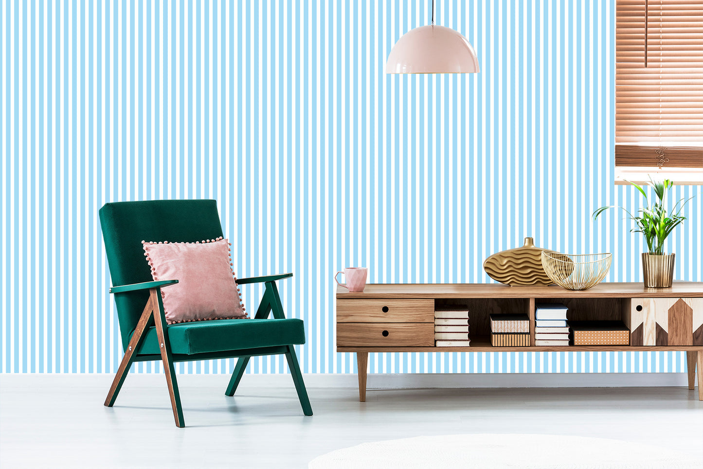 Wallpaper Classic 3D Striped For Living Room Bedroom