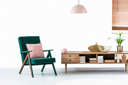 Wallpaper Elegant Living Room Office With Classic Stripes