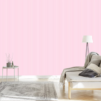 Wallpaper 3D Classic Vertical Stripes For Living Room