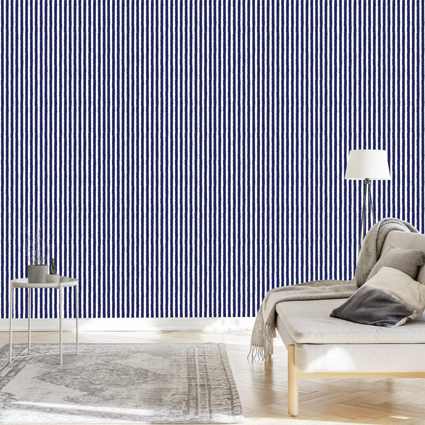 Wallpaper Elegant With Vertical Stripes For The Office Living Room