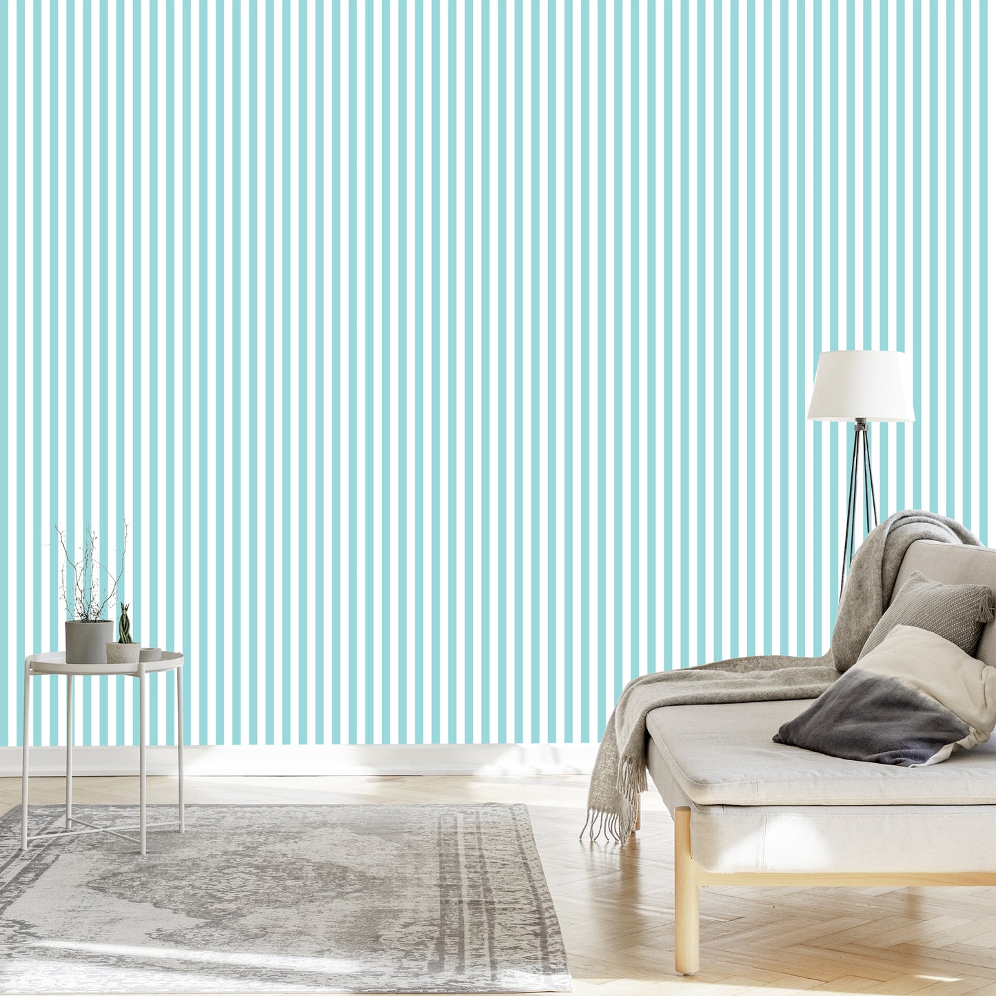 Wallpaper Classic With Vertical Stripes For Office Living Room