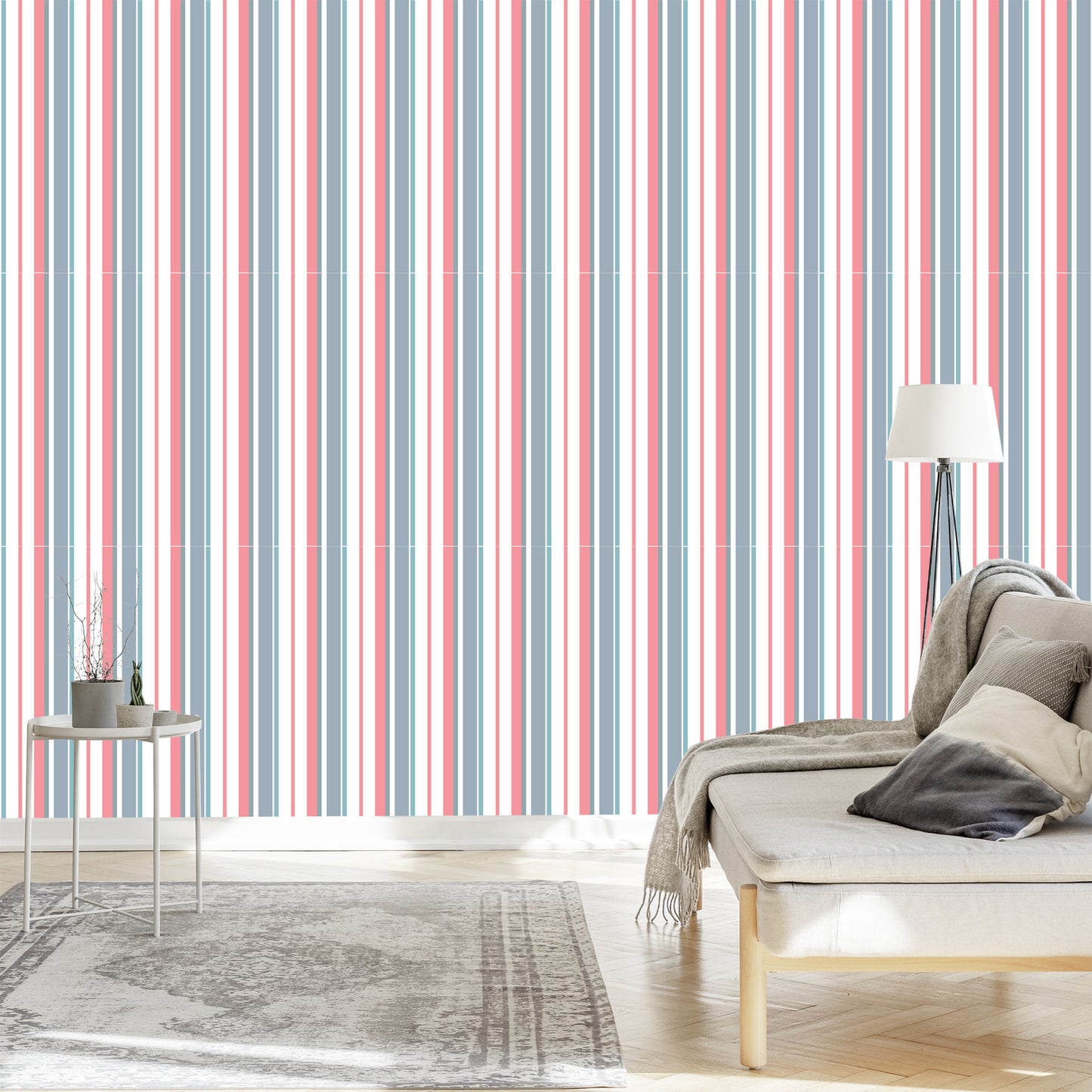 Wallpaper Colorful Vertical Stripes For A Living Room A Bedroom